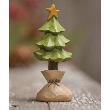Resin Christmas Tree in Sack - The Fox Decor